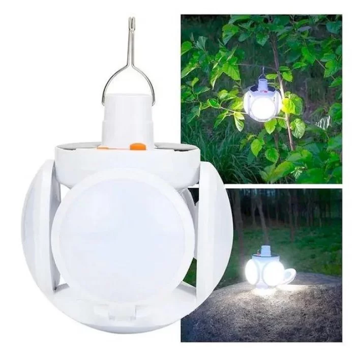 Фонарь кемпинговый аккумуляторный Solar Emergency Charging Lamp 2029 White